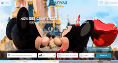 Desktop Screenshot of canvasholidays.ie